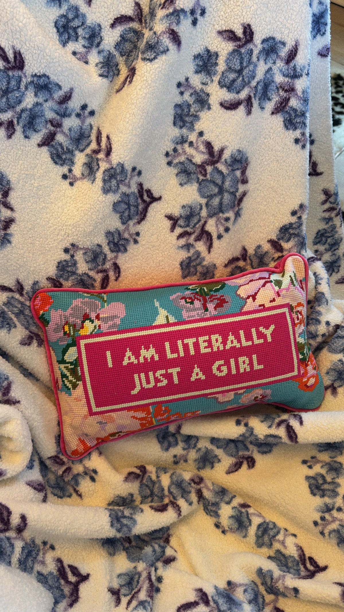 literally just a girl pillow