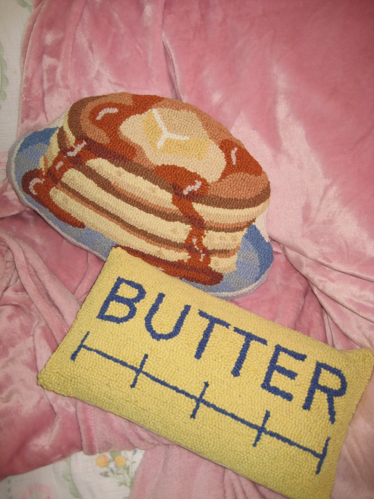 pancakes and syrup pillow