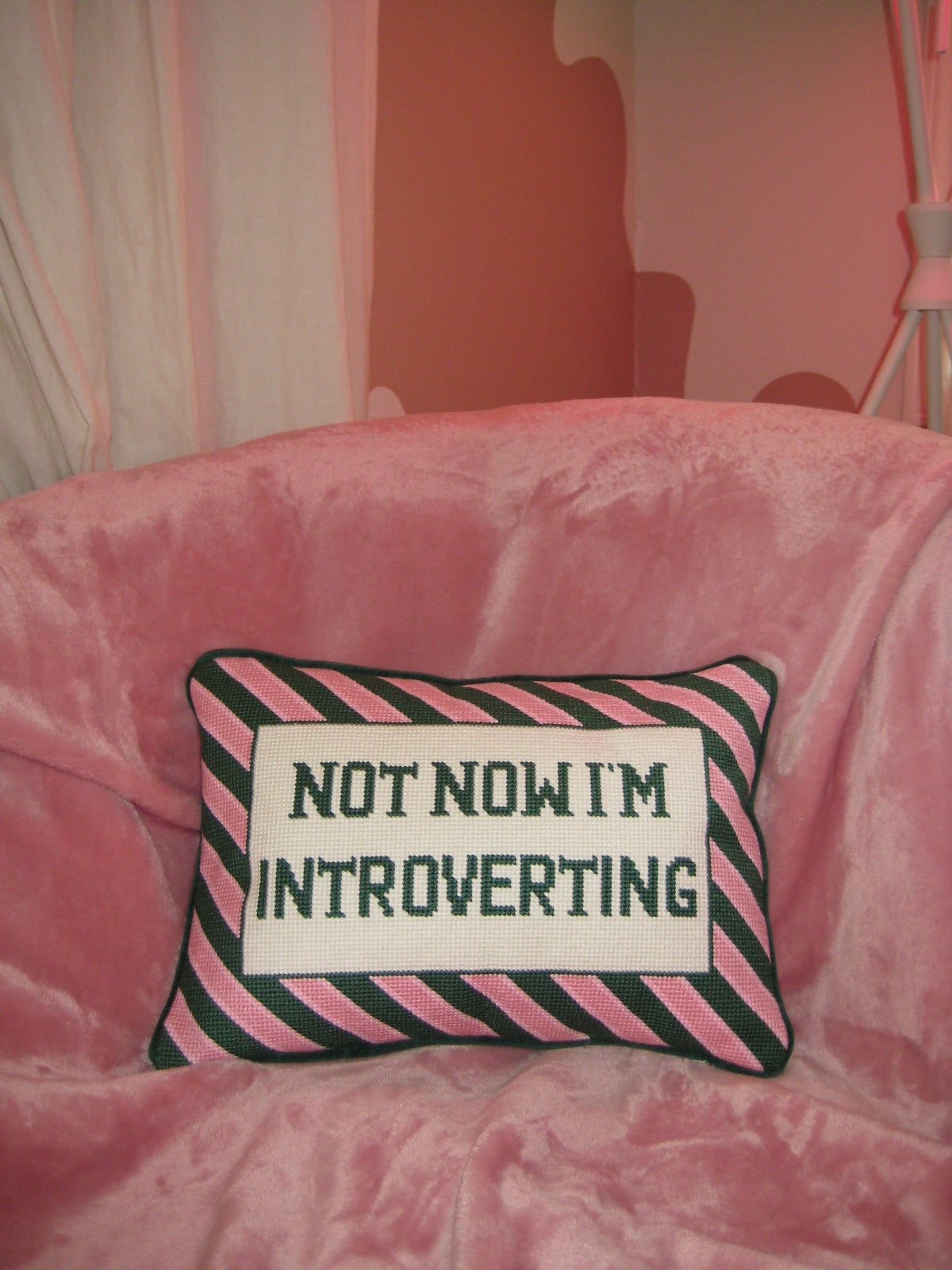 not now.. im introverting pillow