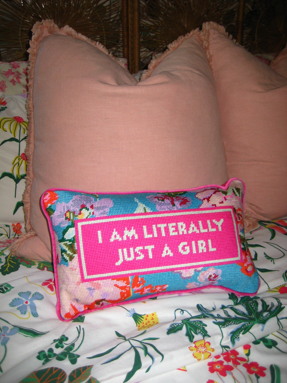 literally just a girl pillow