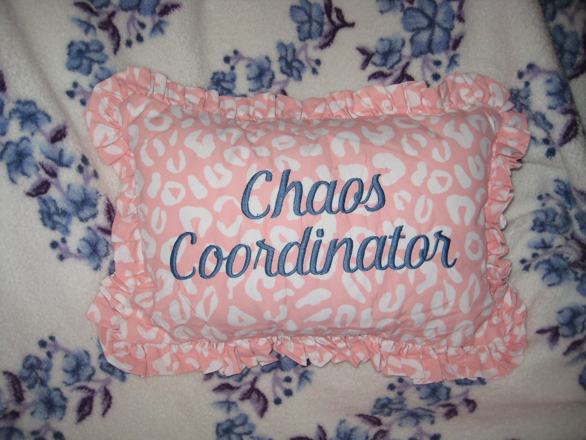 THE chaos coordinator pillow