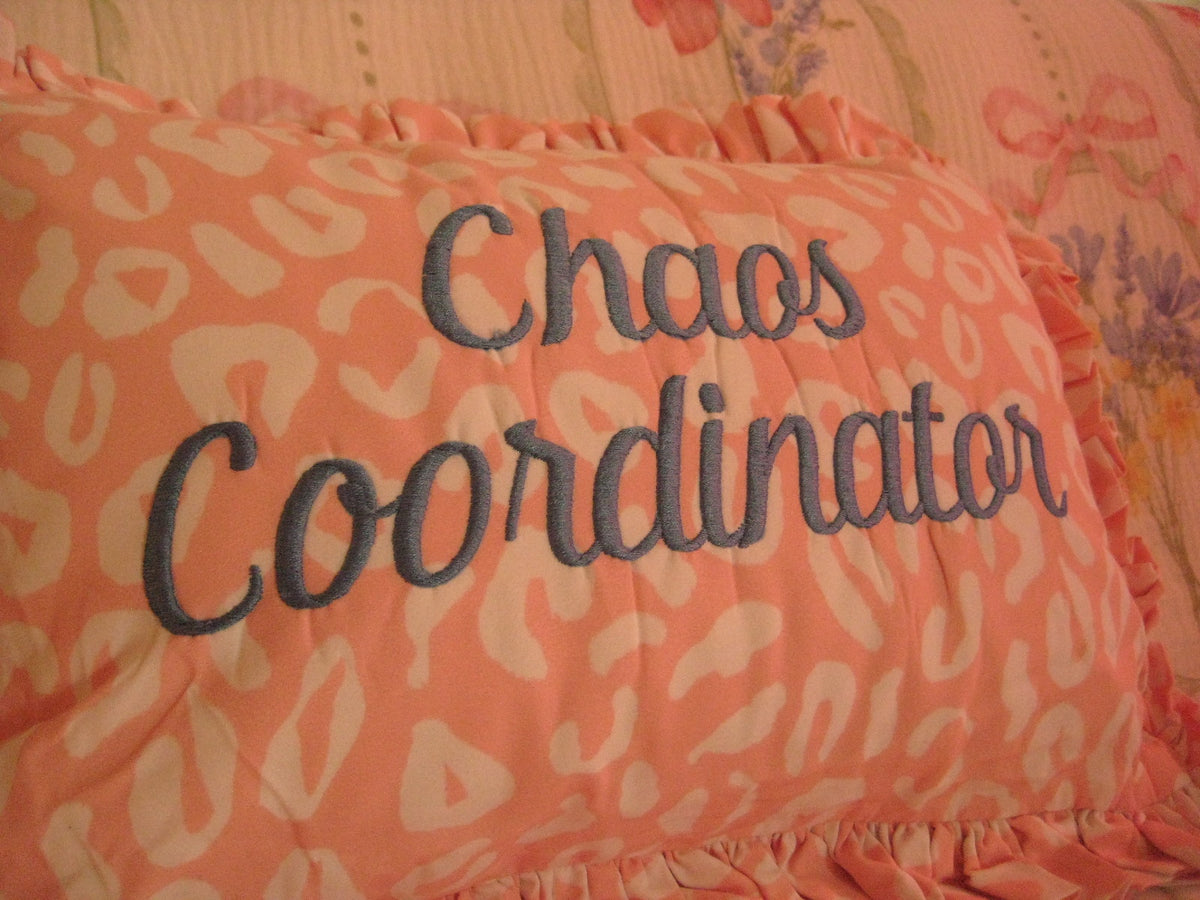 THE chaos coordinator pillow