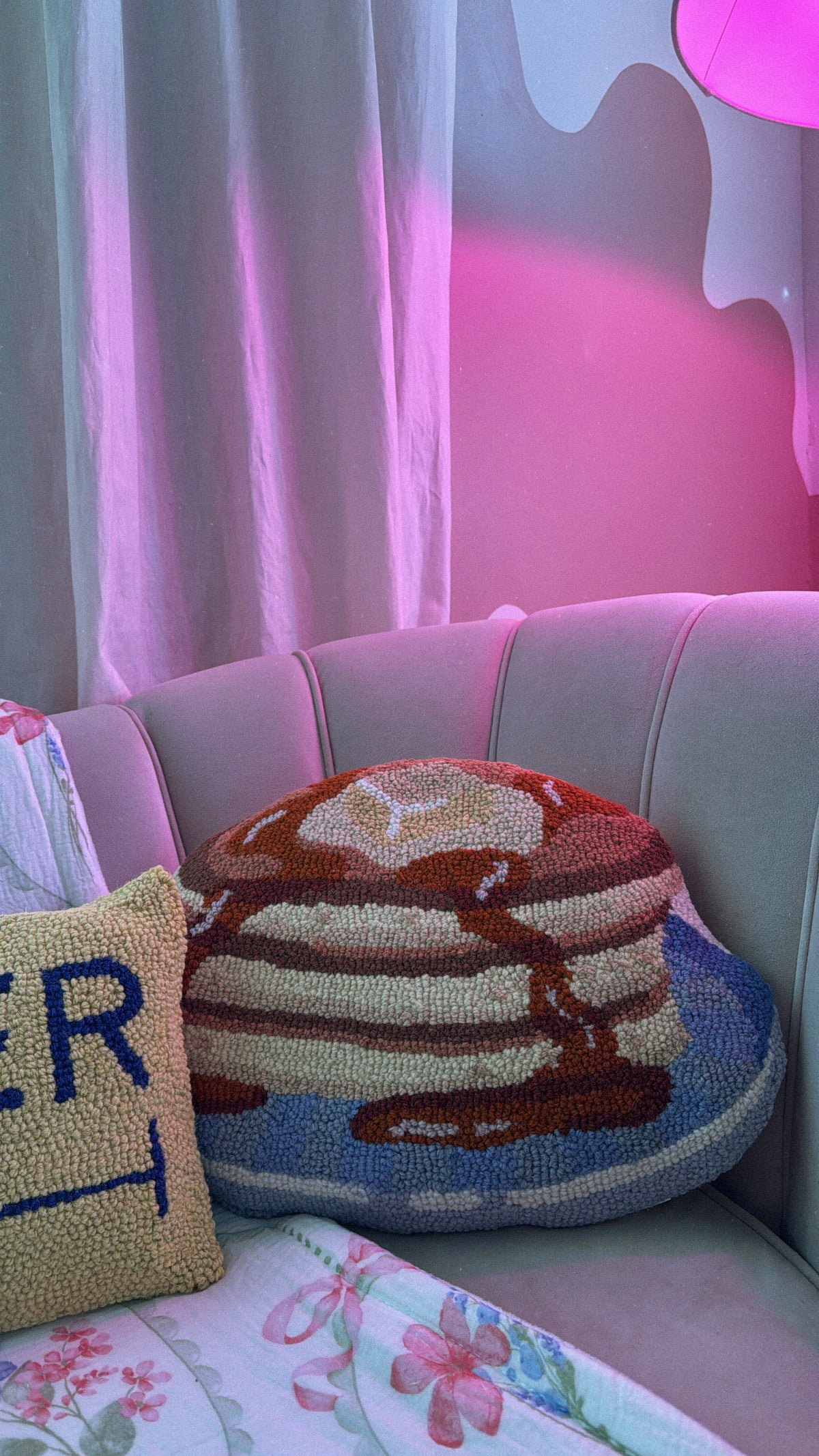 pancakes and syrup pillow