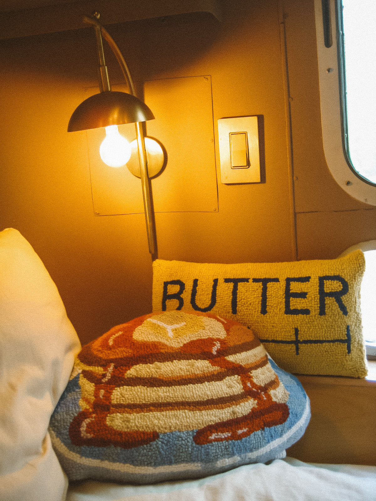 pancakes and syrup pillow
