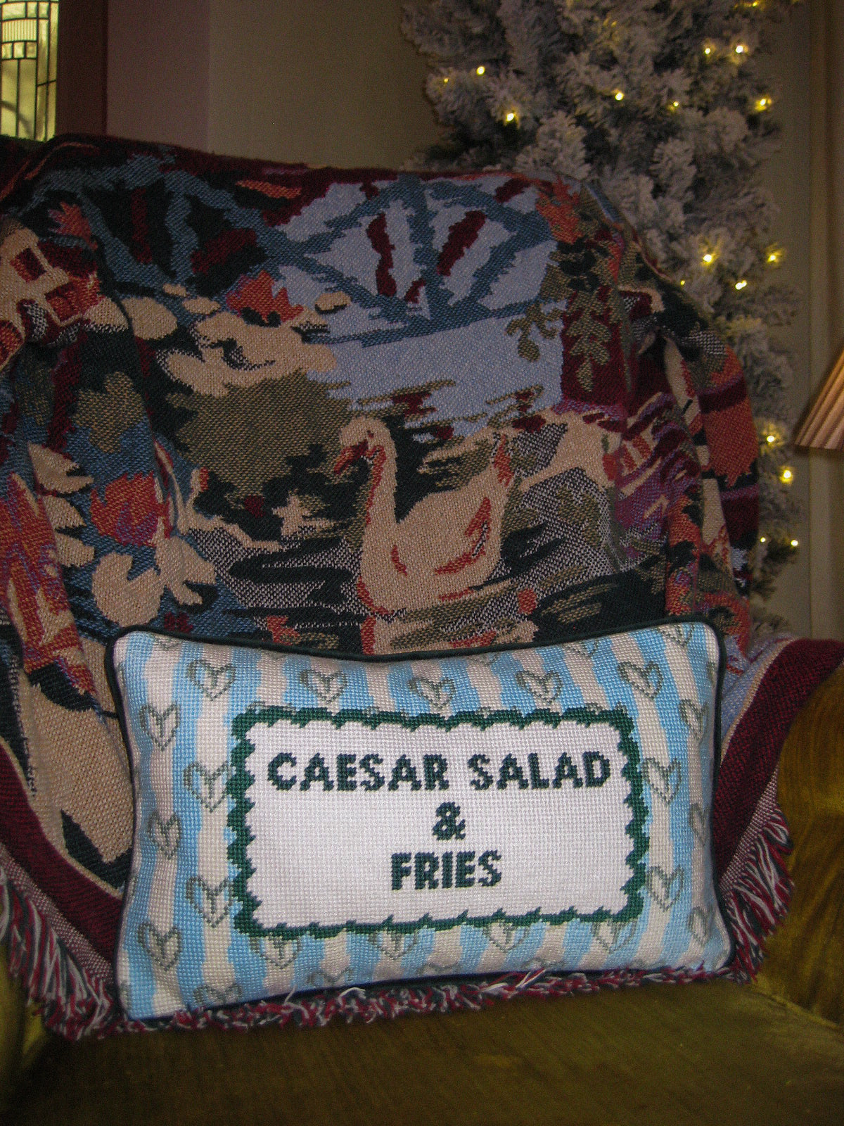 caesar salad pillow