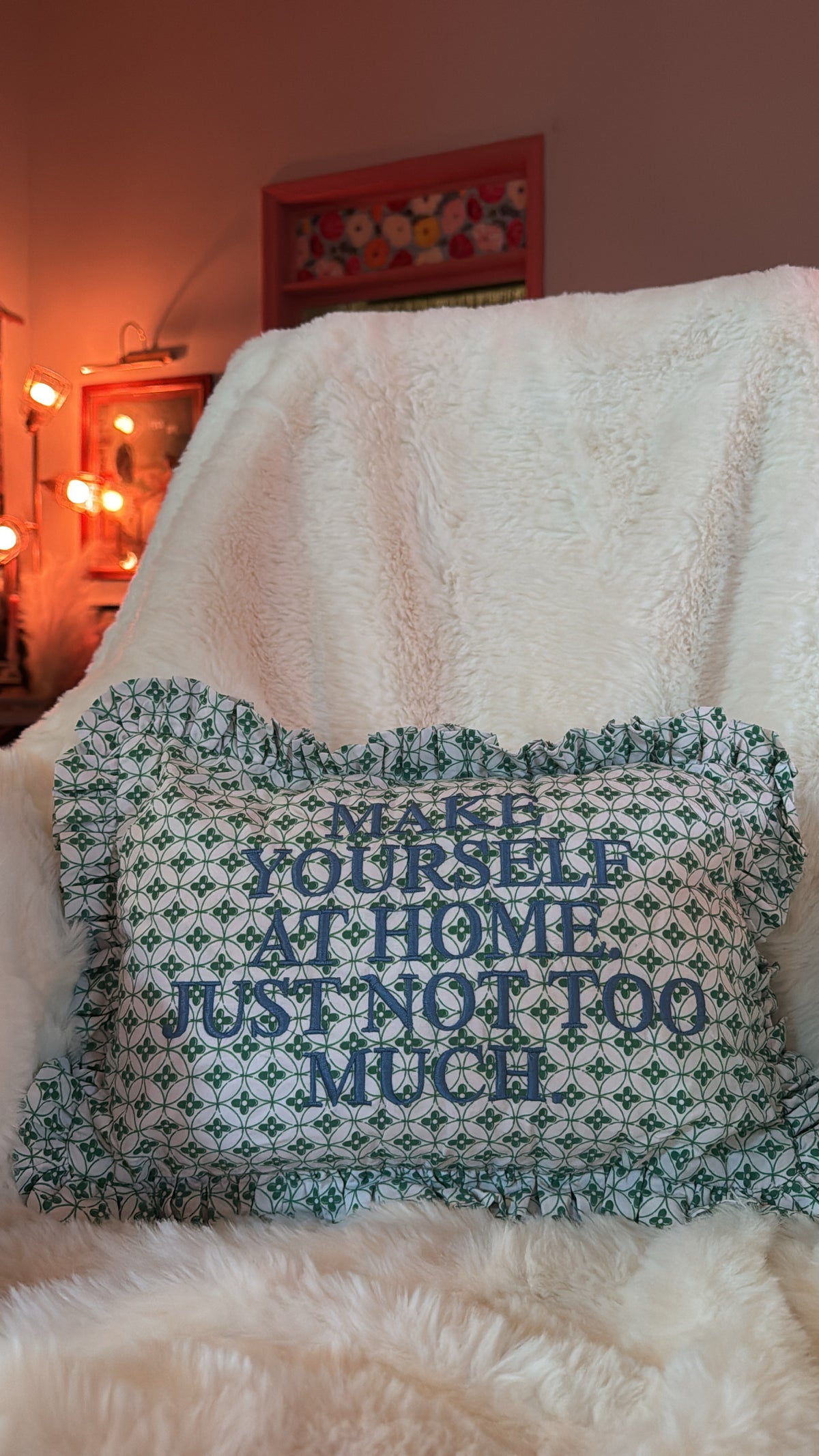 make yourself at home.. pillow