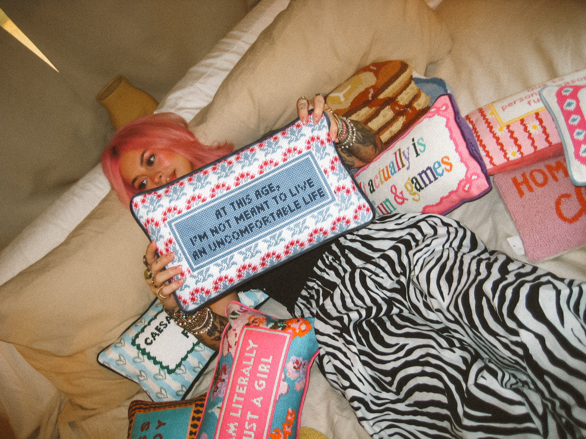 at this age pillow