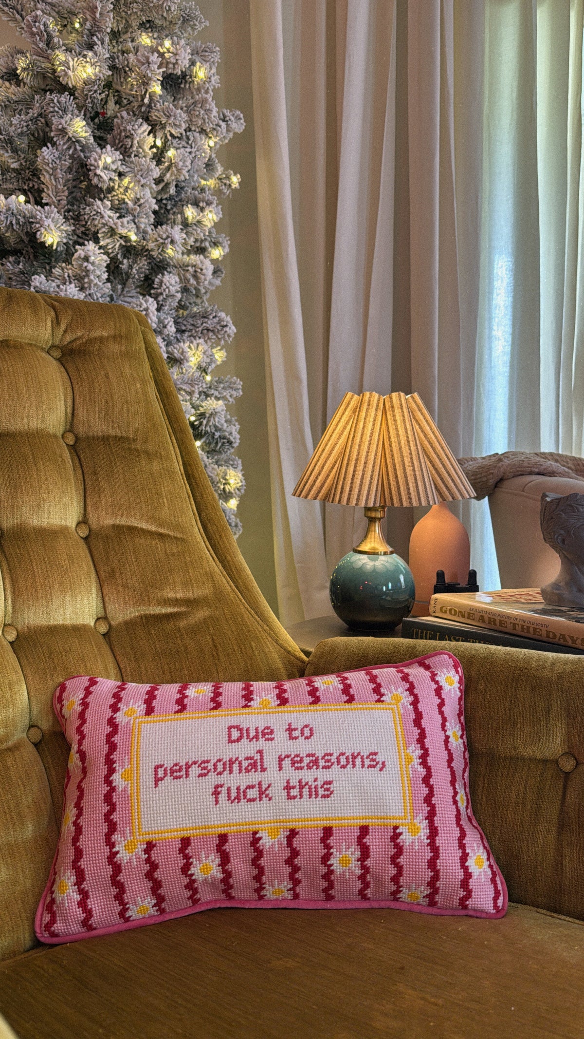 due to personal reasons.. pillow